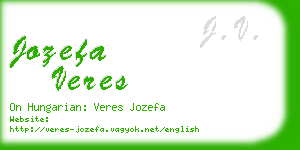 jozefa veres business card